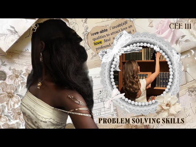 insane problem solving skills ♡ solutions appear instantly