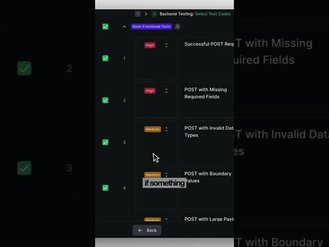 AI powered E2E test automation