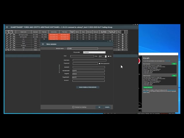 Sharp Trader: Automatic Symbol Import from cTrader FIX API