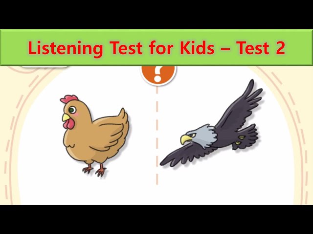 Listening Test for Kids | Test 2