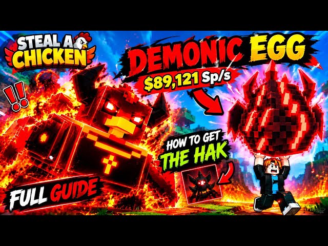 I STOLE the RAREST CHICKEN in Roblox! 😱🔥 | Steal a Chicken #Roblox #StealAChicken #RobloxGaming