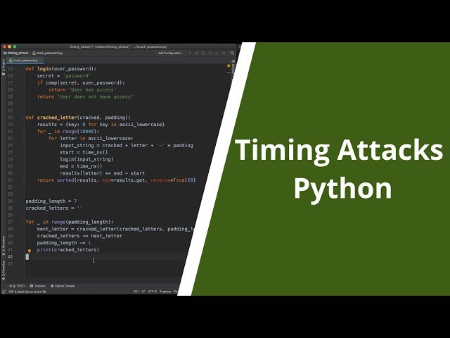 Exploring Timing Attacks with Python