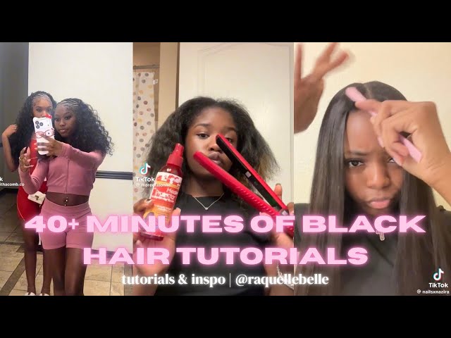 40+ Minutes Of Black Hair Tutorials & Inspo | Raquelle Belle