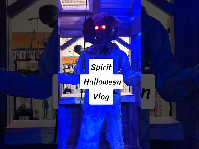 Spirit Halloween Vlog with my Son #spirithalloween #spirithalloweenanimatronics #halloweendecor
