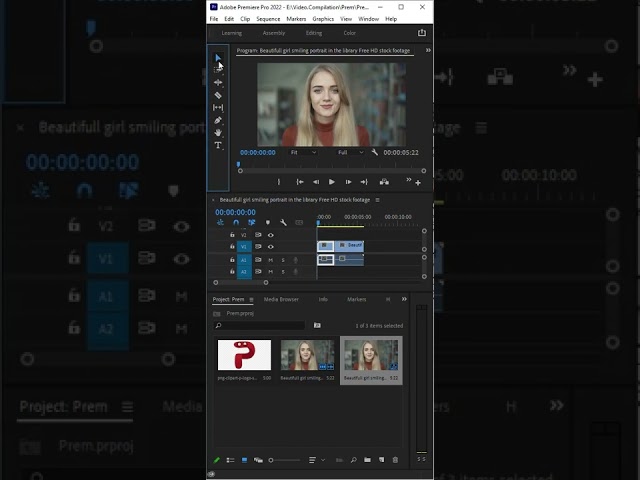 Premiere pro tutorial   How to select move tools in premiere #Shorts #trending #premiere