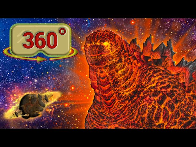 360 / VR  Super Massive Solar Godzilla Wakes Up After 10 Million Years