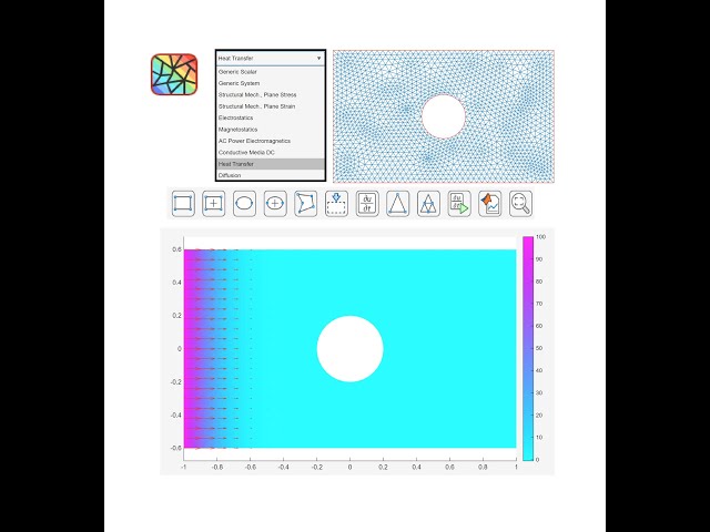 MATLAB PDE Modeler App