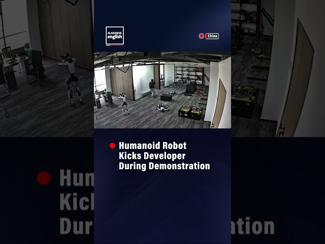 Humanoid Robot Kicks Developer During Demonstration