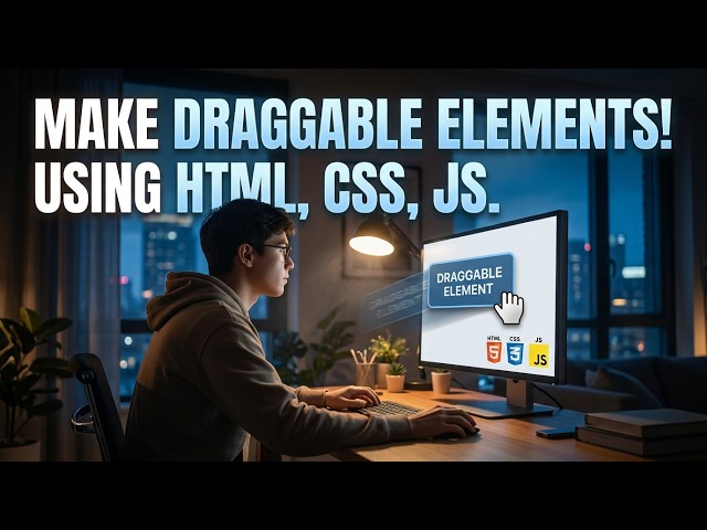 Create Draggable UI Components from Scratch | Web Development Tutorial