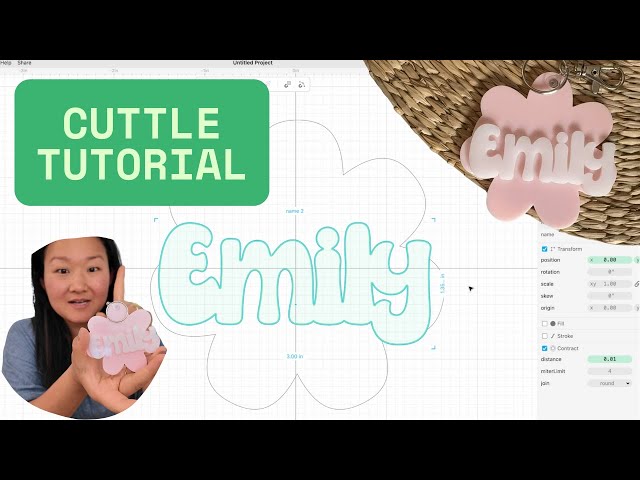 How to Make Cute Keychains Fast With Cuttle!