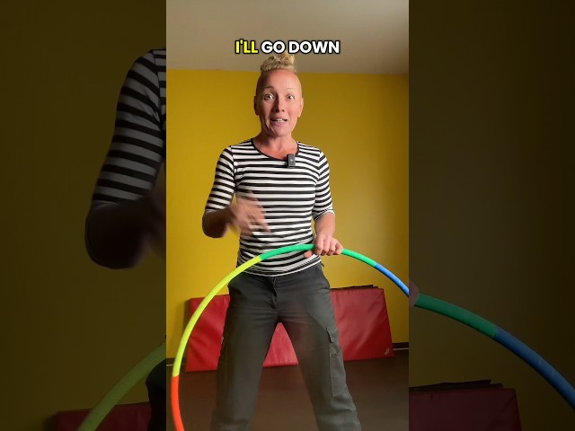 If you lost hope - if your hula hoop is not staying up - WATCH THIS ❤️  #hulahoop  #beginnerfitness