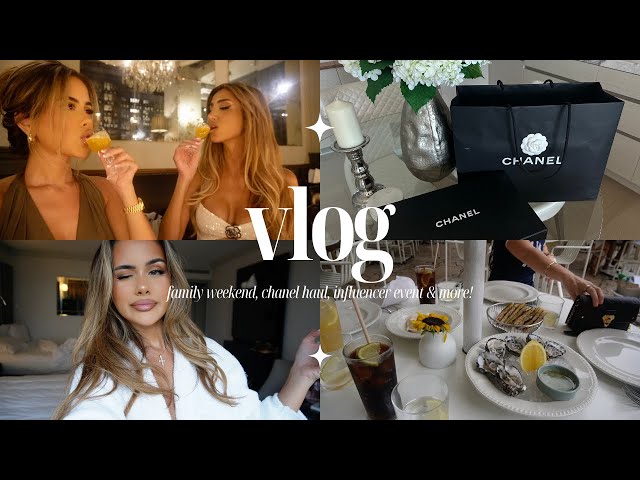 VLOG | Chanel Haul, Family Weekend, Brand Dinner in Sydney, Rare Beauty PR & more! ♡