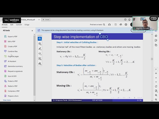 Day-9 Session-2 SDC-05A Advanced Optimization Techniques & MATLAB