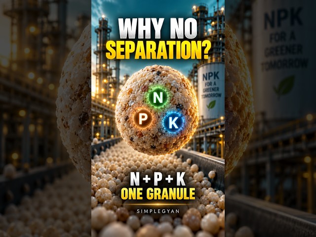 Why Don't NPK Granules separate into N,P&K?