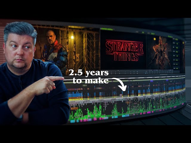 Stranger Things VFX Editor breaks down the INSANE Editing Timeline of Season Finale Episode