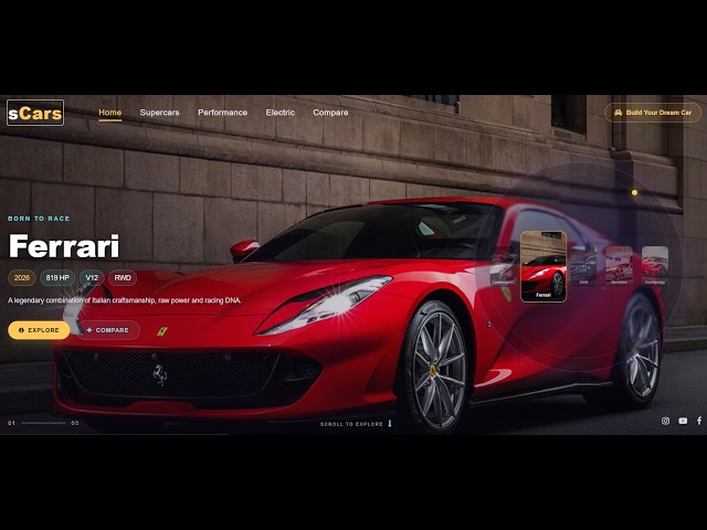 Building a Supercar Website From Scratch 🚗🔥 | HTML Part 1