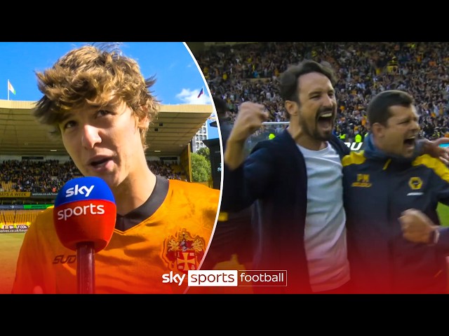 Full-time SCENES as Wolves win the Black Country derby! 🐺