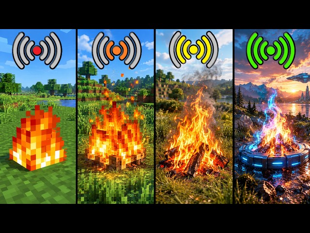 New Fire Experiments with different Wi-Fi in Minecraft