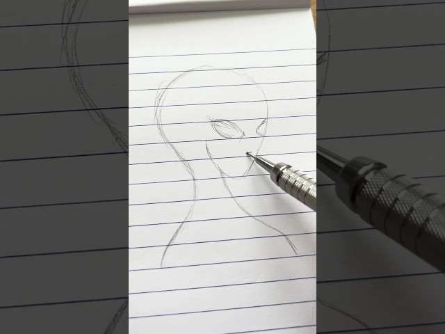 Alien Drawing #art #drawing #shorts #alien