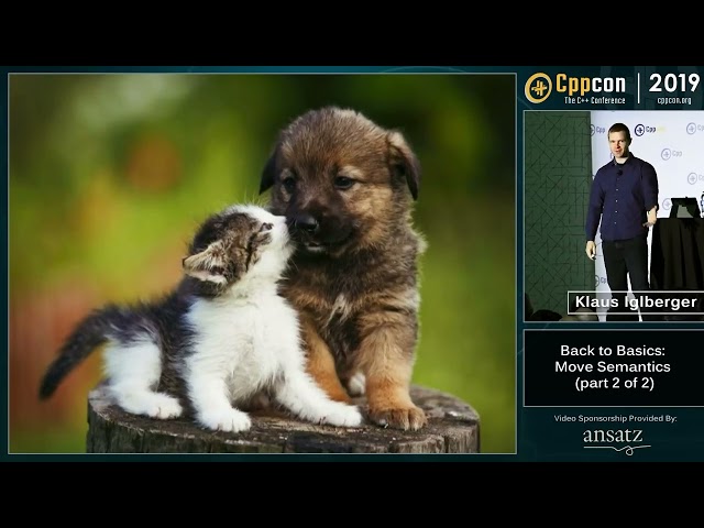 Back to Basics  Move Semantics part 2 of 2   Klaus Iglberger   CppCon 2019 Rus