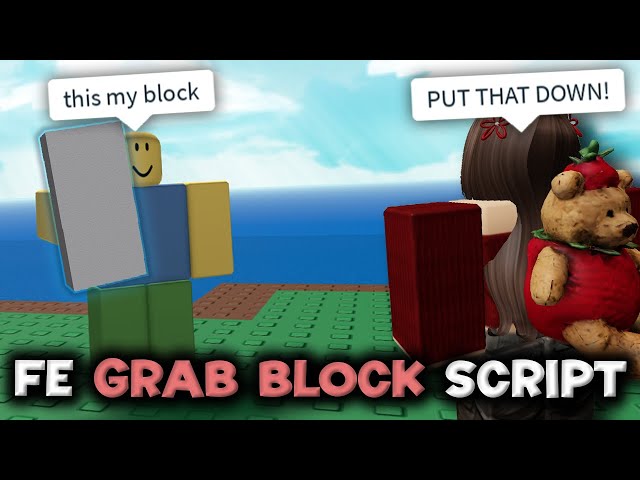 FE Grab Part Script Showcase - ROBLOX EXPLOITING