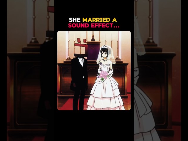 She got married to a sound effect 💀
