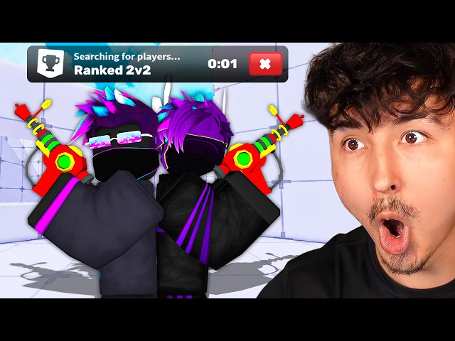 I played RANKED with TINYDUDE in Roblox Rivals!