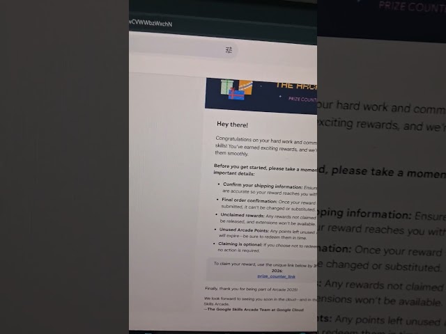 Arcade Prize Counter Mail Is Out  🎉