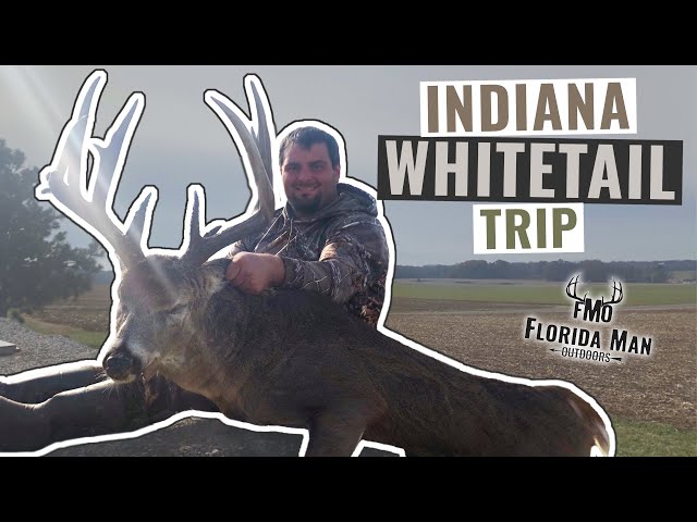 Indiana Whitetail Trip 2018. 2 BIG WHITETAIL hit the dirt!