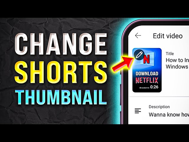 How to Add Custom Thumbnail on Youtube Shorts (100% Working)