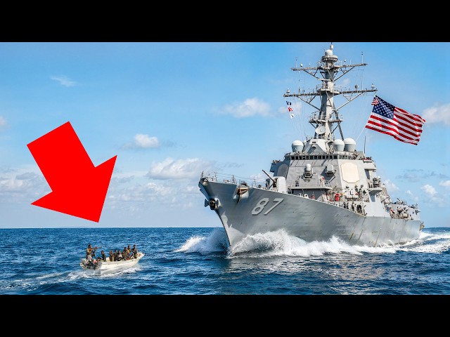 Pirates Got TOO CLOSE to a US Navy Destroyer — Then THIS Happened...