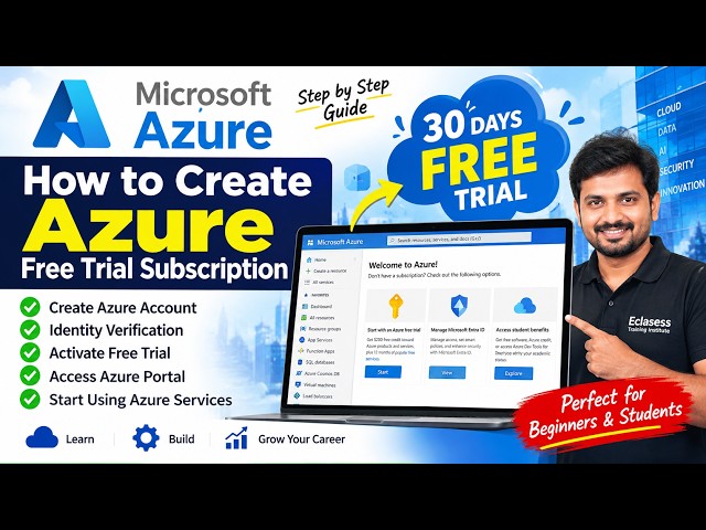 How to Create Microsoft Azure Free Trial Subscription | Azure 30 Days Free Account | Step-by-Step Gu
