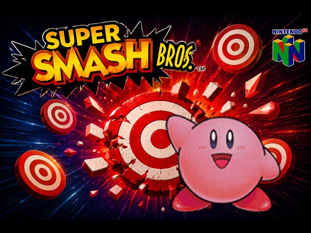 Super Smash Bros. 64 Break the Targets Kirby