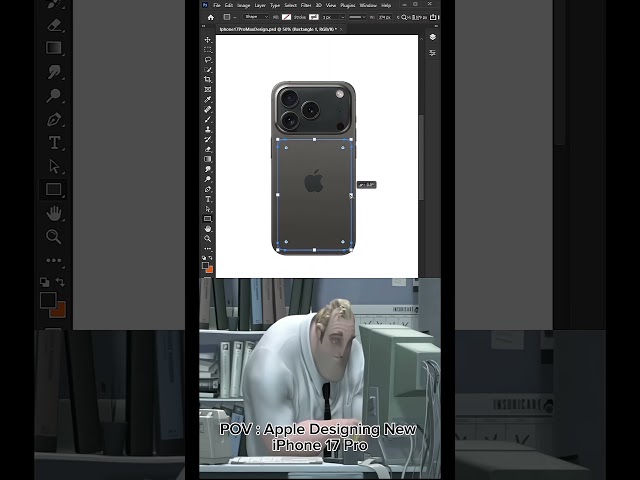 How Apple's Team Designed the iPhone 17 Pro #shorts #photoshop #iphone17