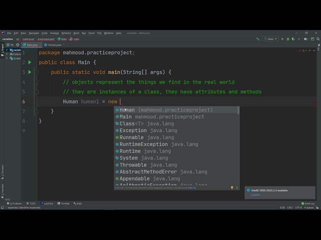 object oriented programming |  Java Basics part 11 sohar university