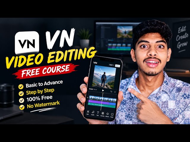 VN Video Editing Full Tutorial in Hindi | VN Se Video Edit Kaise Kare ? 