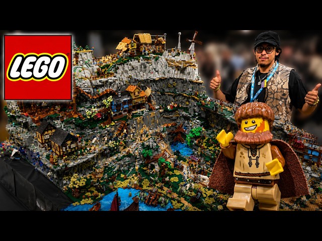LEGO Orc Castle Caverns Battle with Mountain Interior