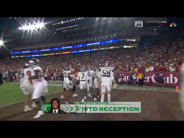 Dylan Raiola Finds Dakorien Moore for the TD vs. USC | Oregon Football