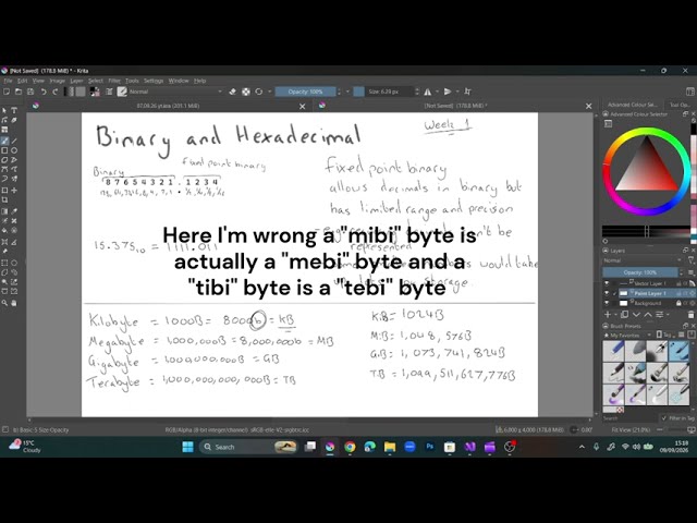 A-level computer science: Binary and Hexadecimal