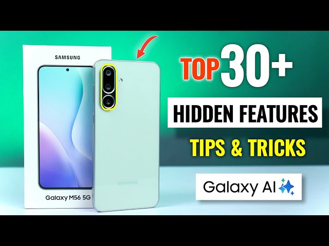 Samsung M56 5G Top 40+ Hidden Features | Tips & Tricks | Samsung M56 Hidden Features