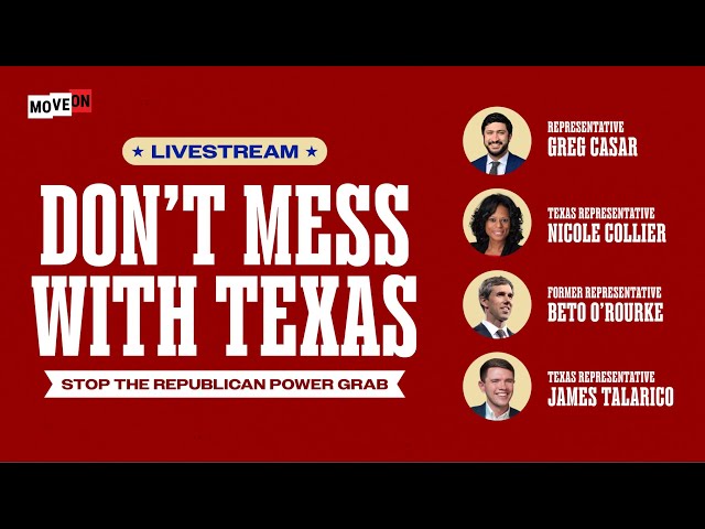 Don’t Mess With Texas Livestream: Protect Our Voting Rights