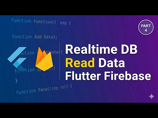 Flutter Firebase Read Data ⚡ Realtime Database Live Fetch (Auto Update UI)