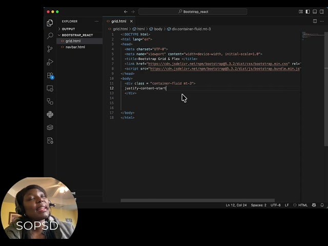 Week 3:  Lesson 2 - Bootstrap 5 Flex Layout