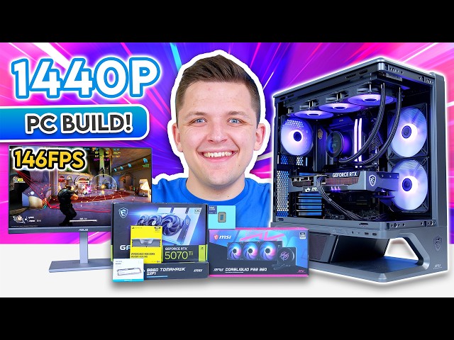 AWESOME 1440p Gaming PC Build 2026! 😍 [Full Build Guide w/ Benchmarks]