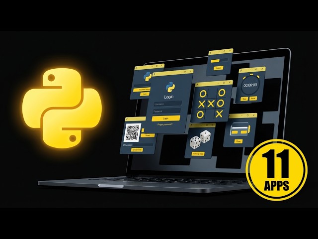 11 Proyectos con Interfaz Gráfica en Python