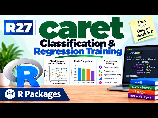 R27 | caret — Classification & Regression Training | R Packages | Uplatz