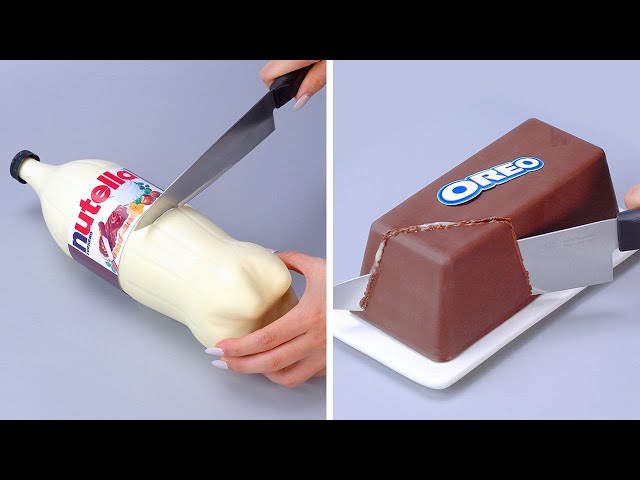 Fancy OREO and NUTELLA Cake Decorating Ideas | Perfect Chocolate Cake Decorating Tutorials