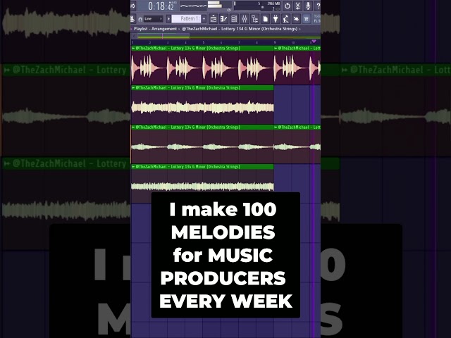 I make 100 Melodies for Music Producers EVERY WEEK