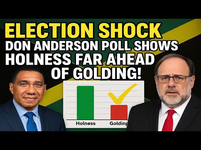 Election Shock: Don Anderson Poll Shows Holness Far Ahead of Golding!