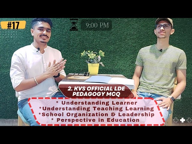 KVS 2023 LDE Pedagogy MCQ Discussion 2 || @AshwaniSheoran